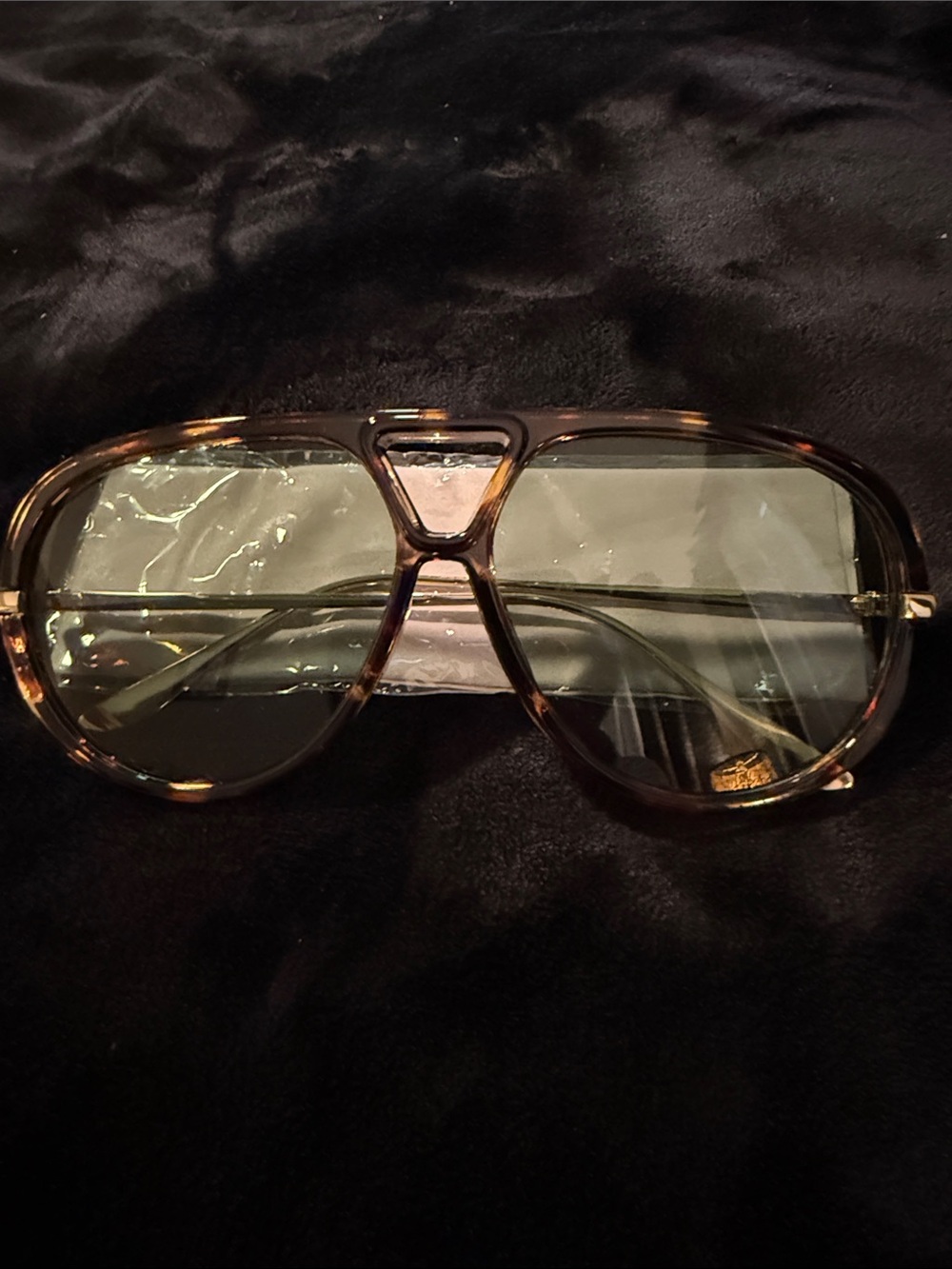 Tortoiseshell Lena Mega Aviator Women's Sunglasses - Brown